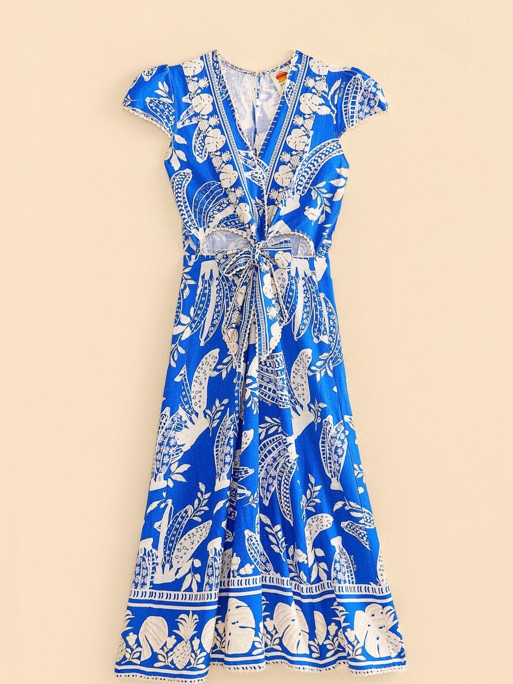 Farm Rio Banana Lace Dress